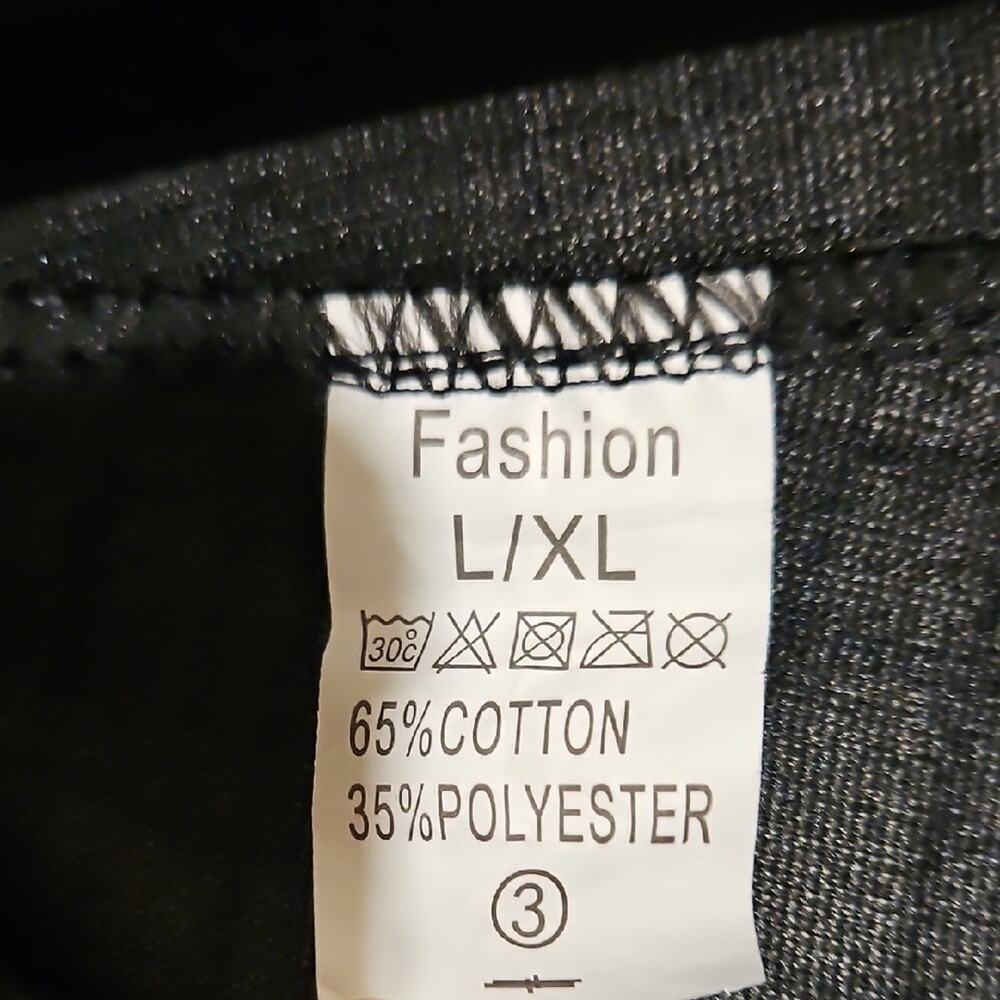 Black Plaid Pants - Picture 2 of 3